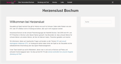 Desktop Screenshot of herzenslust-bochum.de