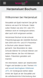 Mobile Screenshot of herzenslust-bochum.de