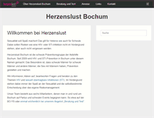 Tablet Screenshot of herzenslust-bochum.de